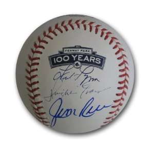  Autographed Fenway Park 100th Anniversary Baseball by Jim 