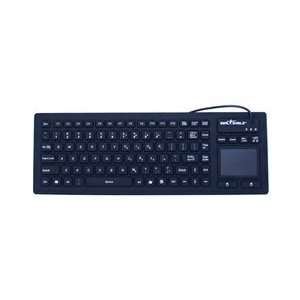  SEAL TOUCH GLOW Backlit Silicone All in One Keyboard w 