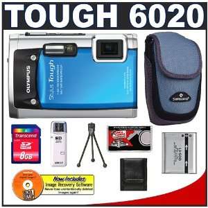 Olympus Stylus Tough 6020 Shockproof & Waterproof Digital Camera (Blue 