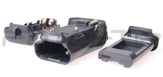 The battery pack holds En El3e battery (available on our auctions 