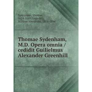   , 1624 1689,Greenhill, William Alexander, 1814 1894 Sydenham Books