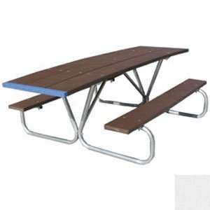  Eagle One 8 in Handicap Recycled Plastic Picnic Table with 
