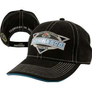  2012 Daytona 500 Black Event Adjustable Hat Sports 