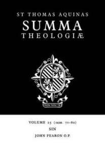 Sin Ia2ae 71 80 NEW by Thomas Aquinas 9780521029339  