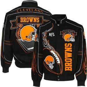  NFL Cleveland Browns On Fire Jacket XX Large Sports 