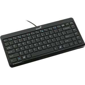  Genius LuxeMate i202 Compact Multimedia Keyboard (Black 