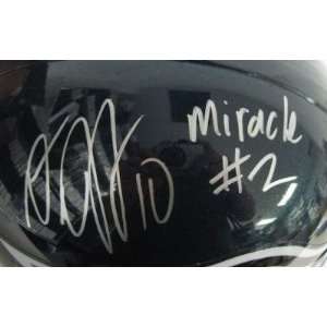  Desean Jackson Autographed Helmet   Inscr Miracle #2 Full 