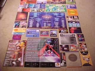 75 techno trance house jungle DJ RAVE FLYERS 1993 2000  