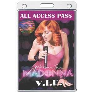  Madonna All Access Laminated Pass V.I.P. 