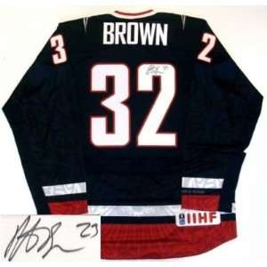    Dustin Brown Signed Jersey   Team Usa Nike Nike
