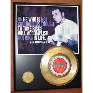  Muhammad Ali 24kt Gold Record Rare Limited Edition Display 