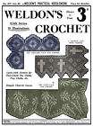 Weldons 2D #479 c.1924 Crochet Edges & Church Laces