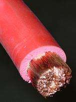 Gauge AWG Welding Cable Rubber Insulated   Red per ft  