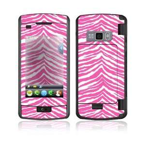  Pink Zebra Decorative Skin Cover Decal Sticker for LG enV Touch 