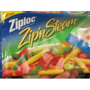 ZIPLOC Zip n Steam   MICROWAVE Steam Cooking Bags   10 ct Medium Bags 