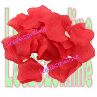 1000PCS Silk Rose Petals Wedding Party Flower Favors