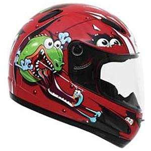    GMax Youth GM39 Lizard Helmet   Youth Large/Lizard Red Automotive