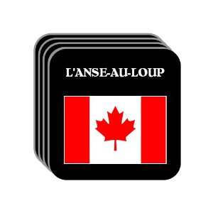  Canada   LANSE AU LOUP Set of 4 Mini Mousepad Coasters 