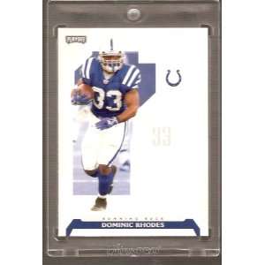  2006 Playoff NFL Football Dominic Rhodes Indianapolis 