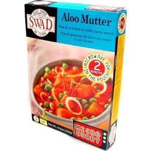 Swad Ready to Eat Aloo mutter   9.9oz  Grocery & Gourmet 