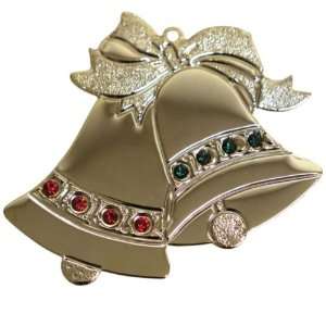  Gloria Duchin Goldtone Double Bells Ornament Everything 