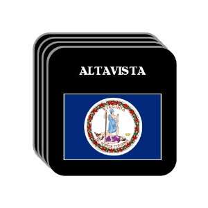  US State Flag   ALTAVISTA, Virginia (VA) Set of 4 Mini 