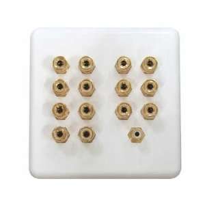 INC.7.1 Speaker Wire (Binding Post) Wall Plate For Clean In Wall Wire 