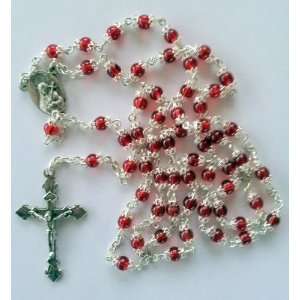   Vintage Necklace Holy Spirit Prayer Cross Rosary Chaplet Chain