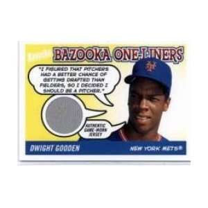  2004 Bazooka One Liners Relics #dW Dwight Gooden A   New 