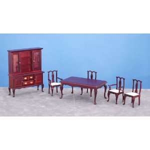  Dollhouse Miniature Dining Room Set Toys & Games