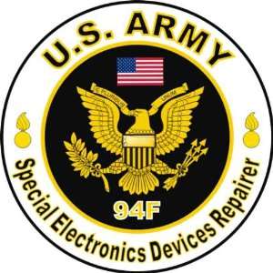 United States Army MOS 94F Special Electronics Devices Repairer Decal 