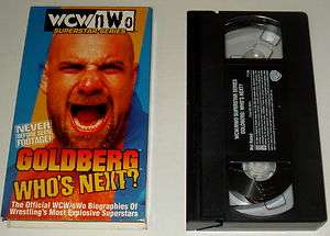 GOLDBERG WHOS NEXT? ~ WCW / NWO 1998 Superstar Series VHS in 
