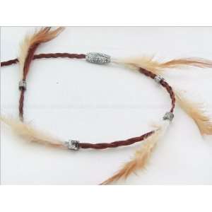  New Brown Braid Feather Hair Extension Beauty