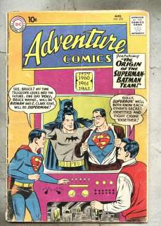 Adventure Comics #275 1960 Superman Batman origin  