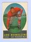 1958 Topps # 89 Leo Nomellini (49ers) VG/EX  