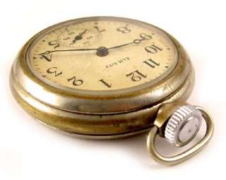 HEW HAVEN Clock & Watch Co ELM CITY Pocket Dollar Watch  