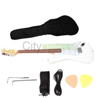 Brand New Electric Guitar White Rosewood Fingerboard  