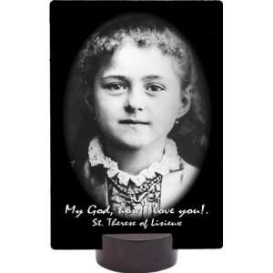  St.Therese  Child Desk Plaque