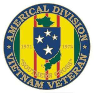  Americal Division Vietnam Veteran Pin 
