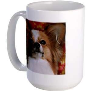  Pretty Papillon Papillon Large Mug by 