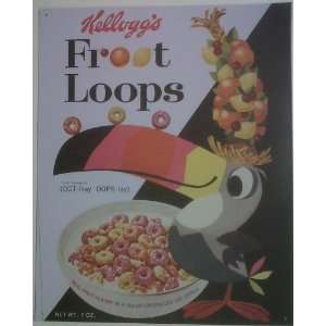  Kelloggs Fruit Loops OOT fray OOPS lay Metal Sign Office 