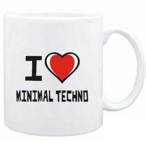    Mug White I love Minimal Techno  Music