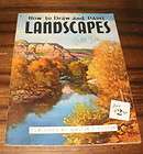 How To Draw and Paint Landscapes by Walter Foster art instruction