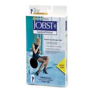  Jobst Thigh High UltraSheer 8 15mm Black (117229) SMALL 