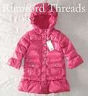 NWT Baby Gap Warmest Down Parka Jacket 2 3 4 5 Pink Coat Bubble Hem 