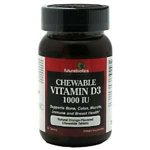  Futurebiotics Chewable Vitamin D3 1000 IU