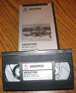   Hesston Big Bale Systems Features & Benefits VCR Video Tape  