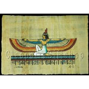 Hand made Goddess Isis Papyrus