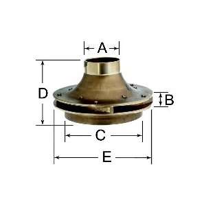  Circulating Pump Impeller   Brass Impeller For H41 Pump 4 