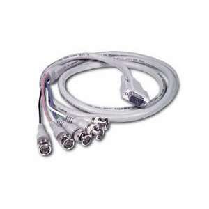  CABLES TO GO 10FT PREMIUM HD15 MALE TO RGBHV 5 BNC MALE 